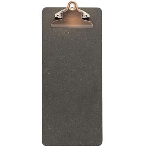 SECURIT Rechnungshalter Clipboard Line Klemmbefestigung Für Cafés, Bars, Restaurants Hartfaserplatte+ Edelstahl Braun SECURIT Rechnungshalter Clipboard Line Klemmbefestigung Für Cafés, Bars, Restaurants Hartfaserplatte+ Edelstahl Braun
