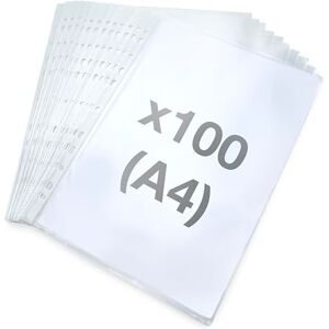 Rapesco 1830 ECO Klarsichthüllen, A4, Transparent, 100 Stück Rapesco 1830 ECO Klarsichthüllen, A4, Transparent, 100 Stück