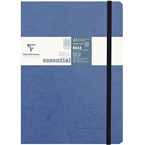 Clairefontaine 793424C Notizbuch AgeBag My Essentials, DIN A5, 14,8 x 21 cm, 96 Blatt kariert, nummeriert, 90g, 1 Stück, blau Clairefontaine 793424C Notizbuch AgeBag My Essentials, DIN A5, 14,8 x 21 cm, 96 Blatt kariert, nummeriert, 90g, 1 Stück, blau