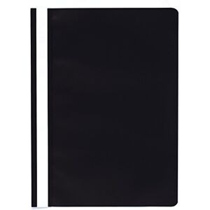 Exacompta 449201B 25er Pack Plastik-Schnellhefter. Aus PP-Folie für DIN A4 kaufmännische Heftung schwarz mit Beschriftungsstreifen Hefter Ideal für Büro und Schule Exacompta 449201B 25er Pack Plastik-Schnellhefter. Aus PP-Folie für DIN A4 kaufmännische Heftung schwarz mit Beschriftungsstreifen Hefter Ideal für Büro und Schule