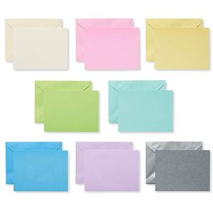 American Greetings Blankokarten mit Umschlägen, Pastellfarben, 100 Stück American Greetings Blankokarten mit Umschlägen, Pastellfarben, 100 Stück