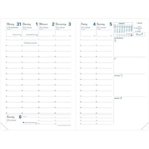 Exaclair Kalender-Einlage Geschäft bus: Einlage Terminkalender Taschenformat Exaclair Kalender-Einlage Geschäft bus: Einlage Terminkalender Taschenformat