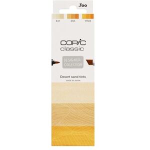 Copic Classic DESIGNER COLLECTION Set Desert sand tints, Marker Set mit 3 Sandtönen, Twin Marker mit einer breiten und einer feinen Spitze Copic Classic DESIGNER COLLECTION Set Desert sand tints, Marker Set mit 3 Sandtönen, Twin Marker mit einer breiten und einer feinen Spitze