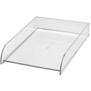 MAUL Briefablage aus Acryl Elegante Briefablage A4 Vertikal und treppenförmig stapelbar Standsichere Dokumentenablage für Büro und Schreibtisch 33,1x24,7x6,2cm Transparent MAUL Briefablage aus Acryl Elegante Briefablage A4 Vertikal und treppenförmig stapelbar Standsichere Dokumentenablage für Büro und Schreibtisch 33,1x24,7x6,2cm Transparent