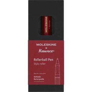 Moleskine x Kaweco Tintenroller, Nachfüllbarer Stift aus ABS-Kunststoff für Schriftsteller, Notizenmacher, Mine 0,7 mm mit Schwarzer Tinte, Farbe Rot Moleskine x Kaweco Tintenroller, Nachfüllbarer Stift aus ABS-Kunststoff für Schriftsteller, Notizenmacher, Mine 0,7 mm mit Schwarzer Tinte, Farbe Rot