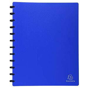Exacompta 86362E Ringmappe mit 30 abnehmbaren genarbten Hüllen, 60 Ansichten für DIN A4 1 Stück blau Spiralmappe Ringbuchmappe Aktenhülle Exacompta 86362E Ringmappe mit 30 abnehmbaren genarbten Hüllen, 60 Ansichten für DIN A4 1 Stück blau Spiralmappe Ringbuchmappe Aktenhülle