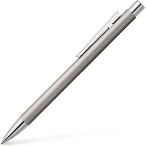 Faber-Castell 342120 Kugelschreiber Neo Slim Edelstahl, Minenstärke M, silber matt Faber-Castell 342120 Kugelschreiber Neo Slim Edelstahl, Minenstärke M, silber matt