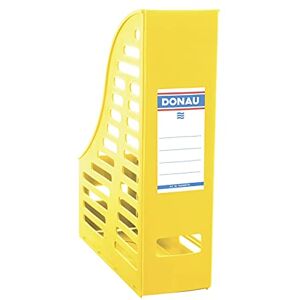 DONAU 7464001PL-11 Stehsammler, durchbrochen, PP, A4, klappbar, gelb DONAU 7464001PL-11 Stehsammler, durchbrochen, PP, A4, klappbar, gelb