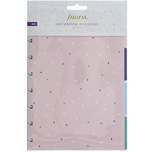 Filofax Garden A5 Notebook Dividers, 142125 Filofax Garden A5 Notebook Dividers, 142125