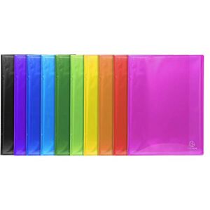 Exacompta 85770E 12er Pack Sichtmappe Iderama aus transluzentem Kunststoff DIN A4 mit 30 Klarsichthüllen, 60 Sichten, perfekt für die Schule und das Büro Aktenhülle, 1 Stück Zufallsfarbe Exacompta 85770E 12er Pack Sichtmappe Iderama aus transluzentem Kunststoff DIN A4 mit 30 Klarsichthüllen, 60 Sichten, perfekt für die Schule und das Büro Aktenhülle, 1 Stück Zufallsfarbe