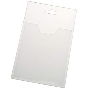 Europel Ausweishalter & Blanko-Karteneinlagen, Offen, Transparent (24er Pack) Vertikaler Kartenhalter für Schule, Büro & Veranstaltungen 60 x 90 mm, 121293 Europel Ausweishalter & Blanko-Karteneinlagen, Offen, Transparent (24er Pack) Vertikaler Kartenhalter für Schule, Büro & Veranstaltungen 60 x 90 mm, 121293
