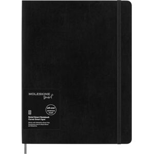 Moleskine Smart Notebook, Smart Writing System, Digitales Smart-Notizbuch mit Weichem Einband, Linierten Seiten und Praktischem Gummizugverschluss, XL- Format 19 x 25, Farbe: Schwarz Moleskine Smart Notebook, Smart Writing System, Digitales Smart-Notizbuch mit Weichem Einband, Linierten Seiten und Praktischem Gummizugverschluss, XL- Format 19 x 25, Farbe: Schwarz