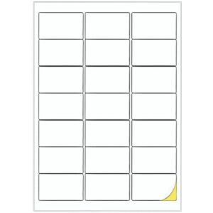 Dragon A4 Selbstklebende Adressetiketten, 21 Etiketten pro Blatt, 100 Blätter, 63,5 x 38,1 mm (2100 Etiketten) Dragon A4 Selbstklebende Adressetiketten, 21 Etiketten pro Blatt, 100 Blätter, 63,5 x 38,1 mm (2100 Etiketten)