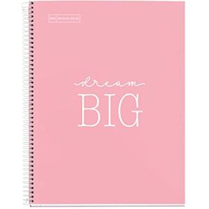 Miquelrius Notizbuch Messages 1 farbiger Streifen, A4, 80 Blatt horizontale Linien, Papier 90 g, 4 Bohrungen, Einband aus extra hartem Karton, Farbe Rosa Miquelrius Notizbuch Messages 1 farbiger Streifen, A4, 80 Blatt horizontale Linien, Papier 90 g, 4 Bohrungen, Einband aus extra hartem Karton, Farbe Rosa