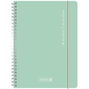 BRUNNEN Schülerkalender (2025/2026) "Plain Mint", 2 Seiten = 1 Woche, A5, 208 Seiten, PP-Umschlag, mint BRUNNEN Schülerkalender (2025/2026) "Plain Mint", 2 Seiten = 1 Woche, A5, 208 Seiten, PP-Umschlag, mint