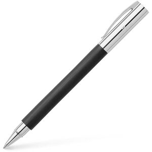 Faber-Castell 148110 Tintenroller AMBITION Edelharz, Metallspitze: 0,7 mm, inklusive Geschenkverpackung, Schaftfarbe: schwarz/silber Faber-Castell 148110 Tintenroller AMBITION Edelharz, Metallspitze: 0,7 mm, inklusive Geschenkverpackung, Schaftfarbe: schwarz/silber