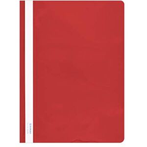 DONAU 1705001PL-04 Plastik Schnellhefter A4 Rot, Sichthefter Kunststoff Strapazierfähigem PVC Hart Glasklares Deckblatt, für Büro und Schule, Fassungsvermögen ca. 200 Blatt 10er Pack DONAU 1705001PL-04 Plastik Schnellhefter A4 Rot, Sichthefter Kunststoff Strapazierfähigem PVC Hart Glasklares Deckblatt, für Büro und Schule, Fassungsvermögen ca. 200 Blatt 10er Pack