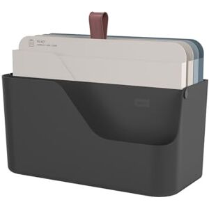 Rotho MyPaper Plus Dokumentenorganizer A4 Schreibtisch Organizer für Büro und Homeoffice Briefablage zum Hängen und Aufstellen mit 4 Mappen aus Karton perfekte Organisation schwarz Rotho MyPaper Plus Dokumentenorganizer A4 Schreibtisch Organizer für Büro und Homeoffice Briefablage zum Hängen und Aufstellen mit 4 Mappen aus Karton perfekte Organisation schwarz