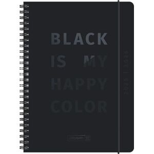 BRUNNEN Schülerkalender (2025/2026) "Black", 2 Seiten = 1 Woche, A5, 208 Seiten, Papier-Einband, schwarz BRUNNEN Schülerkalender (2025/2026) "Black", 2 Seiten = 1 Woche, A5, 208 Seiten, Papier-Einband, schwarz