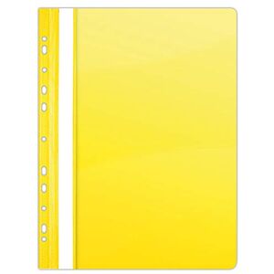 DONAU 1704001PL-11 Plastik Schnellhefter Gelocht A4 Gelb, Sichthefter Kunststoff Strapazierfähigem PVC Hart Glasklares Deckblatt Klemmmappe für Büro und Schule, Eurolochung 10er Pack DONAU 1704001PL-11 Plastik Schnellhefter Gelocht A4 Gelb, Sichthefter Kunststoff Strapazierfähigem PVC Hart Glasklares Deckblatt Klemmmappe für Büro und Schule, Eurolochung 10er Pack