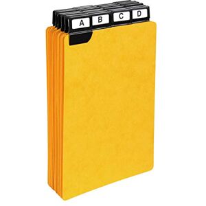 Exacompta 13742E Trennblätter Colorspan 24 teilig DIN A6 150x105mm hoch mit schwarzen Metalltaben Register gelb Exacompta 13742E Trennblätter Colorspan 24 teilig DIN A6 150x105mm hoch mit schwarzen Metalltaben Register gelb