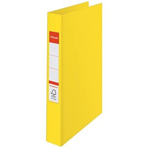 Esselte 4 Ring Binder, PP, Holds up to 190 Sheets, Vivida Range, 42 mm Spine, 14458 A4, Yellow Esselte 4 Ring Binder, PP, Holds up to 190 Sheets, Vivida Range, 42 mm Spine, 14458 A4, Yellow