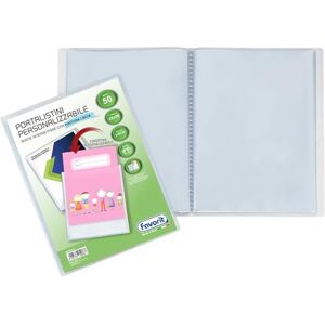 Favorit Sichtbuch mit festen Umschlägen und personalisierbarer Fronttasche für 50 Blätter, 22 x 30 cm, transparent Favorit Sichtbuch mit festen Umschlägen und personalisierbarer Fronttasche für 50 Blätter, 22 x 30 cm, transparent
