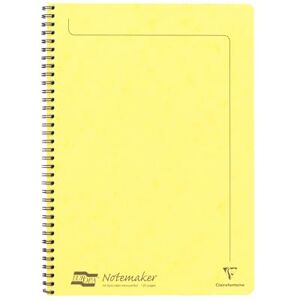 Clairefontaine 3094Z Notizheft mit Spiralbindung Europa Notemakers 60 Blatt mikroperforiert 21x29,7 cm 90g liniert, 1 Stück, Zitronengrün Clairefontaine 3094Z Notizheft mit Spiralbindung Europa Notemakers 60 Blatt mikroperforiert 21x29,7 cm 90g liniert, 1 Stück, Zitronengrün