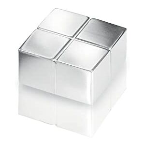 Sigel BA195 sehr starker Neodym-Magnet silber, massives Alu, 1 Stück, 2x2x1 cm SuperDym, für Glas-Magnettafeln und Glas-Whiteboards Sigel BA195 sehr starker Neodym-Magnet silber, massives Alu, 1 Stück, 2x2x1 cm SuperDym, für Glas-Magnettafeln und Glas-Whiteboards
