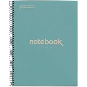 Miquelrius A4 Recycling-Notizbuch, 80 Blatt 80 g/m², 7 mm liniert, Notizbuch aus Recyclingpapier (Post-Consumer-Recycling), 1 Farbstreifen, 4-fach gelocht, Recycling-Umschlag, ECO Blau Miquelrius A4 Recycling-Notizbuch, 80 Blatt 80 g/m², 7 mm liniert, Notizbuch aus Recyclingpapier (Post-Consumer-Recycling), 1 Farbstreifen, 4-fach gelocht, Recycling-Umschlag, ECO Blau