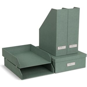 BIGSO BOX OF SWEDEN BIGSO HOLGER 5-teiliges Schreibtisch Set – Ordnungssystem mit 2 Stehsammlern, 2 Briefablagen und einer Box – Organizer aus Faserplatte und Papier in Leinenoptik – mintgrün BIGSO BOX OF SWEDEN BIGSO HOLGER 5-teiliges Schreibtisch Set – Ordnungssystem mit 2 Stehsammlern, 2 Briefablagen und einer Box – Organizer aus Faserplatte und Papier in Leinenoptik – mintgrün