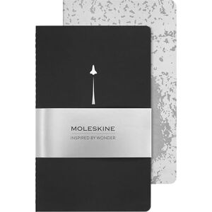 Moleskine NASA Themen-Cahier Journal Set – 2 Blanko Notizbuch für Notizen und 16 heraustrennbaren Blättern, für Fans und Sammler, Large 13 x 21 cm Moleskine NASA Themen-Cahier Journal Set – 2 Blanko Notizbuch für Notizen und 16 heraustrennbaren Blättern, für Fans und Sammler, Large 13 x 21 cm