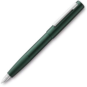 Lamy aion Füllhalter 077 Moderner Füller in der Farbe Dunkelgrün aus einem nahtlos aus Aluminium tiefgezogenen Gehäuseteil Rotationsgebürstete Oberfläche Federstärke EF Lamy aion Füllhalter 077 Moderner Füller in der Farbe Dunkelgrün aus einem nahtlos aus Aluminium tiefgezogenen Gehäuseteil Rotationsgebürstete Oberfläche Federstärke EF