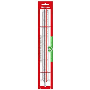 Aristo AR23705EB College Dreikant Maßstab (Reduktion 1:500 :1000 :1250 :1500 :2000 :2500, Kunststoff, 30 cm lang) für Vermessung (C) Aristo AR23705EB College Dreikant Maßstab (Reduktion 1:500 :1000 :1250 :1500 :2000 :2500, Kunststoff, 30 cm lang) für Vermessung (C)