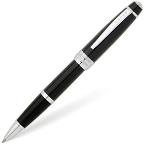 Cross Bailey Rollerball Selectip Pen (Schreibfarbe schwarz, Strichstärke M, in Premium Geschenkbox) Schwarz-Lack chromplattiert, 1 Stück (1er Pack) Cross Bailey Rollerball Selectip Pen (Schreibfarbe schwarz, Strichstärke M, in Premium Geschenkbox) Schwarz-Lack chromplattiert, 1 Stück (1er Pack)