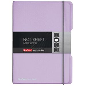 Herlitz 11408630 Notizheft (A5, LIN , 80 g/qm) 40 Blatt flieder transparent Herlitz 11408630 Notizheft (A5, LIN , 80 g/qm) 40 Blatt flieder transparent