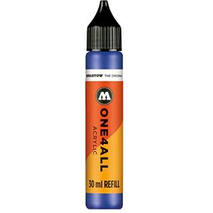 Molotow ONE4ALL Refill Acryl, Farbe 204 echtblau30 ml, Nachfülltinte für Permanentmarker Molotow ONE4ALL Refill Acryl, Farbe 204 echtblau30 ml, Nachfülltinte für Permanentmarker