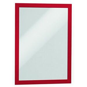 Durable Magnet-Dokumenenhalter, selbstklebend mit einer Größe von ca. 22 x 28 cm, 2 Stück, rot Durable Magnet-Dokumenenhalter, selbstklebend mit einer Größe von ca. 22 x 28 cm, 2 Stück, rot