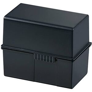 HAN Karteibox DIN A6 quer – innovatives, attraktives Design für 400 Karteikarten mit Stahlscharnier und Schnappverschluss, mit A-Z Register, schwarz, 976-K-13, 1 STÜCK HAN Karteibox DIN A6 quer – innovatives, attraktives Design für 400 Karteikarten mit Stahlscharnier und Schnappverschluss, mit A-Z Register, schwarz, 976-K-13, 1 STÜCK