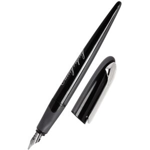 Online Kalligrafie-Füller, Schönschreibfüller Air Schwarz, breite Kalligraphie-Feder in Strichstärke 1,4 mm, für Standard Tintenpatronen oder Konverter, inkl. Kombipatrone blau Online Kalligrafie-Füller, Schönschreibfüller Air Schwarz, breite Kalligraphie-Feder in Strichstärke 1,4 mm, für Standard Tintenpatronen oder Konverter, inkl. Kombipatrone blau