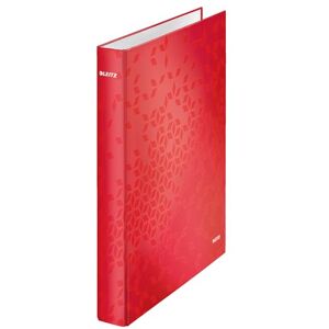 Leitz WOW 42410026 Ringbuch 2, bis zu 250 Blatt, Rücken 40 mm, A4, rot Leitz WOW 42410026 Ringbuch 2, bis zu 250 Blatt, Rücken 40 mm, A4, rot