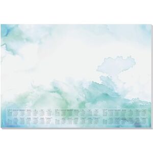 Sigel HO314 Papier-Schreibtischunterlage, ca. DIN A2, mit 3-Jahres-Kalender, 30 Blatt, Motiv "Watercolor Sea", Schreibunterlage aus nachhaltigem Papier Sigel HO314 Papier-Schreibtischunterlage, ca. DIN A2, mit 3-Jahres-Kalender, 30 Blatt, Motiv "Watercolor Sea", Schreibunterlage aus nachhaltigem Papier