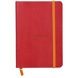 Rhodia 117313C Notizheft (mit weichem Umschlag, liniert, 72 Blatt, DIN A6, 10,5 x 14,8 cm) 1 Stück mohnrot Rhodia 117313C Notizheft (mit weichem Umschlag, liniert, 72 Blatt, DIN A6, 10,5 x 14,8 cm) 1 Stück mohnrot