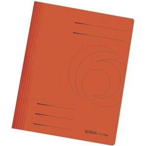 Herlitz Schnellhefter A4 Karton, gefaltet, orange intensiv, 25 Stück Herlitz Schnellhefter A4 Karton, gefaltet, orange intensiv, 25 Stück