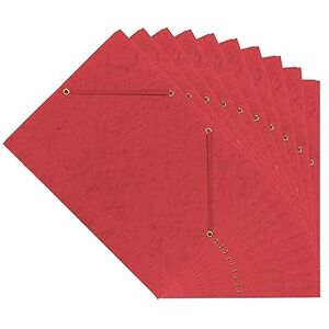 Interdruk Eckspanner A4 Farbig Pressboard-Ordner Presspan Ordnungsmappe mit Gummiband Rot 10-er Pack Interdruk Eckspanner A4 Farbig Pressboard-Ordner Presspan Ordnungsmappe mit Gummiband Rot 10-er Pack