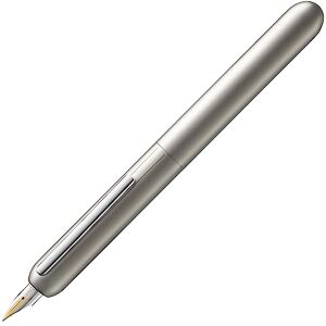 Lamy dialog Palladium Füller kappenloser Füllhalter mit Drehmechanismus -14 kt. Goldfeder, partiell platiniert & in Strichbreite OB – inkl. Tintenpatrone T 10 blau & Konverter Z 27 – Rechtshänder Lamy dialog Palladium Füller kappenloser Füllhalter mit Drehmechanismus -14 kt. Goldfeder, partiell platiniert & in Strichbreite OB – inkl. Tintenpatrone T 10 blau & Konverter Z 27 – Rechtshänder