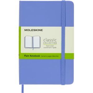 Moleskine Klassisches Notizbuch, Blanko Seiten, fester Einband und elastischer Verschluss, Größe 9 x 14 cm, Farbe Hortensienblau, 192 Seiten Moleskine Klassisches Notizbuch, Blanko Seiten, fester Einband und elastischer Verschluss, Größe 9 x 14 cm, Farbe Hortensienblau, 192 Seiten