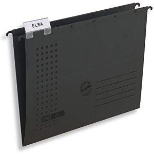 Elba Hängemappe chic für A4, aus Karton, seitlich offen, anthrazit, 25er Pack Elba Hängemappe chic für A4, aus Karton, seitlich offen, anthrazit, 25er Pack
