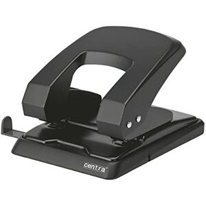 Centra HP40 Locher (Metall, für 40 Blatt, mit Anschlagschiene) schwarz Centra HP40 Locher (Metall, für 40 Blatt, mit Anschlagschiene) schwarz