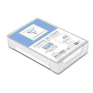 Clairefontaine 1444C Box mit 100 Visitenkarten Triomphe Bristol Extra-Weiß Blanko 82x128 mm, 220g, 1 Box Clairefontaine 1444C Box mit 100 Visitenkarten Triomphe Bristol Extra-Weiß Blanko 82x128 mm, 220g, 1 Box